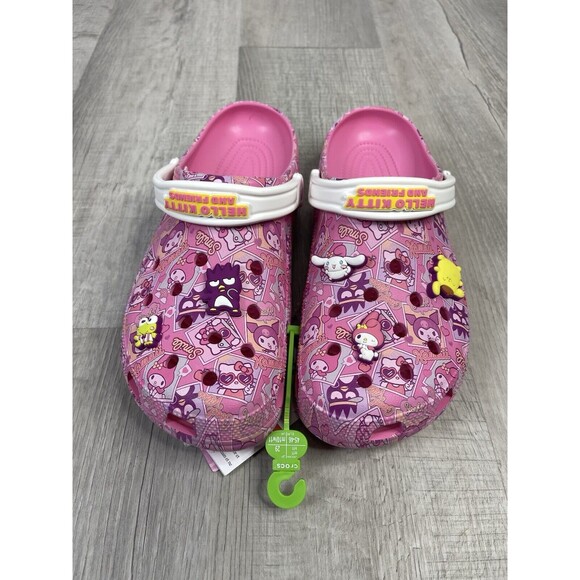 Crocs Hello Kitty and Friends Classic Mens Size 11 Womens Size 12.5 Sanrio NEW G - Picture 3 of 9